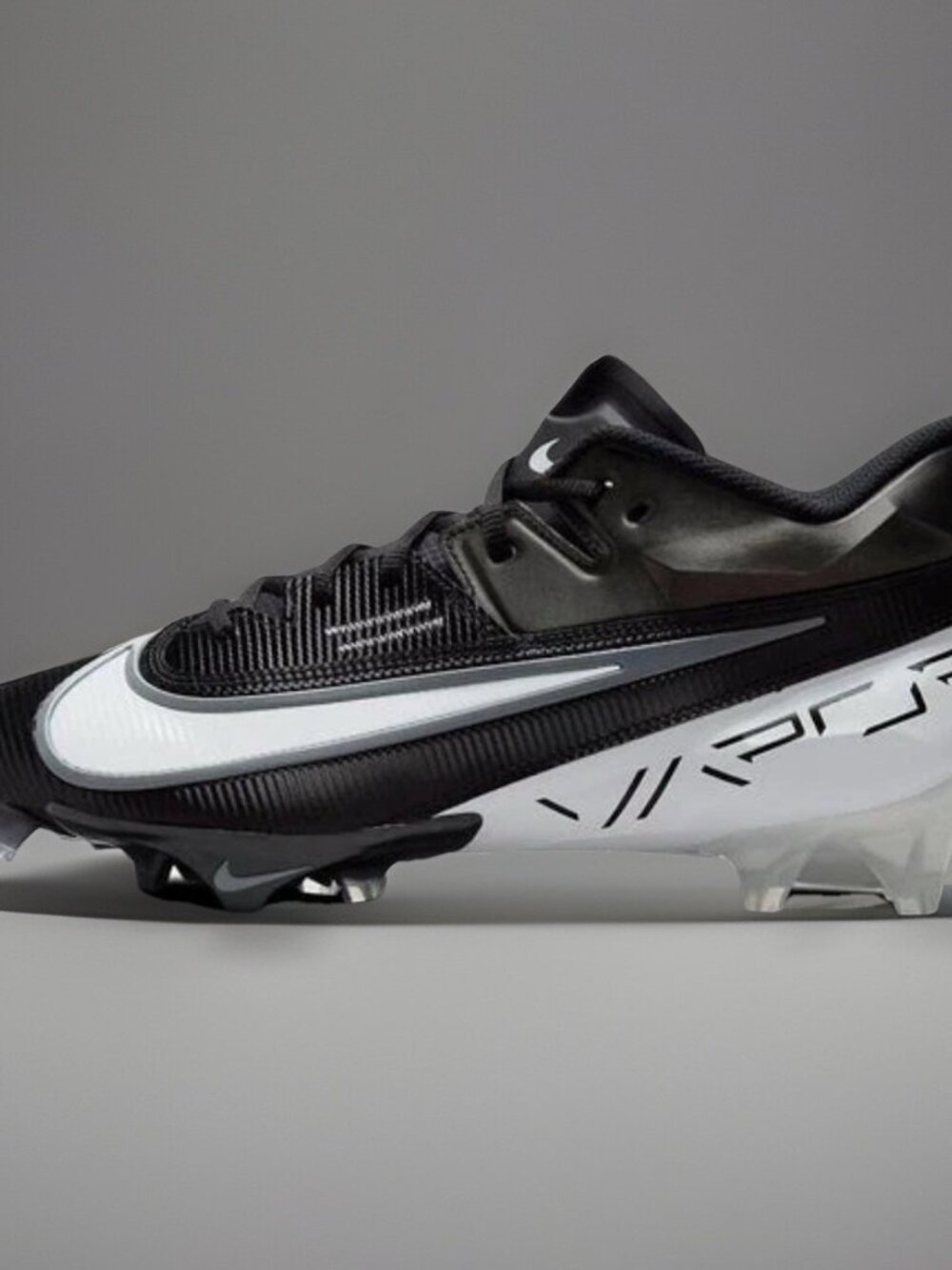 Size 9 - Nike Vapor Edge Elite 360 2 Football Cleats White Black DA5457-001 NEW